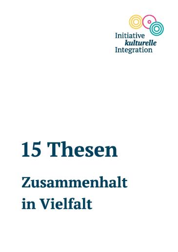 Cover 15 Thesen Zusammenhalt in Vielfalt