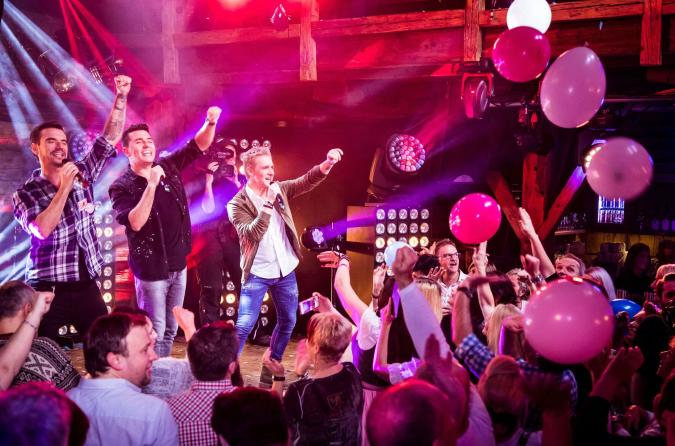 "Hüttenparty" on MDR Television, moderated by Florian Silbereisen in 2019