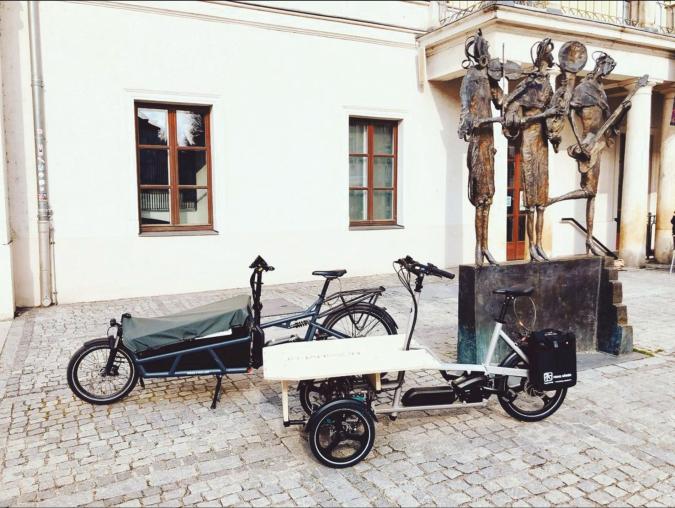 Lastenräder des Theaters Regensburg