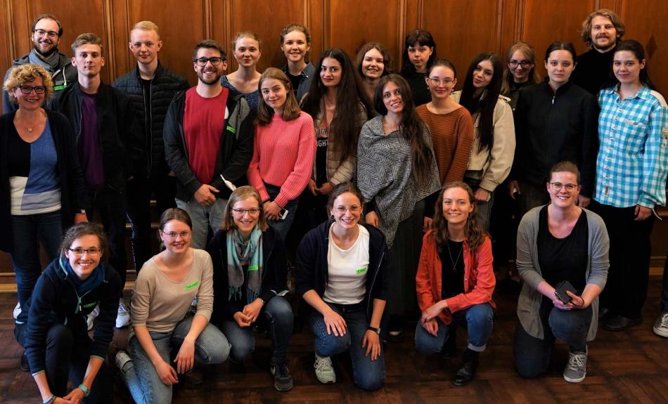 Begrüßung der ukrainischen Studierenden