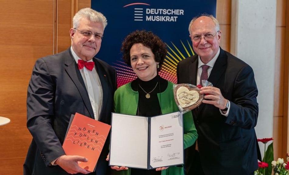 Prof. Christian Höppner, Prof. Tabea Zimmermann, Prof. Martin Maria Krüger 