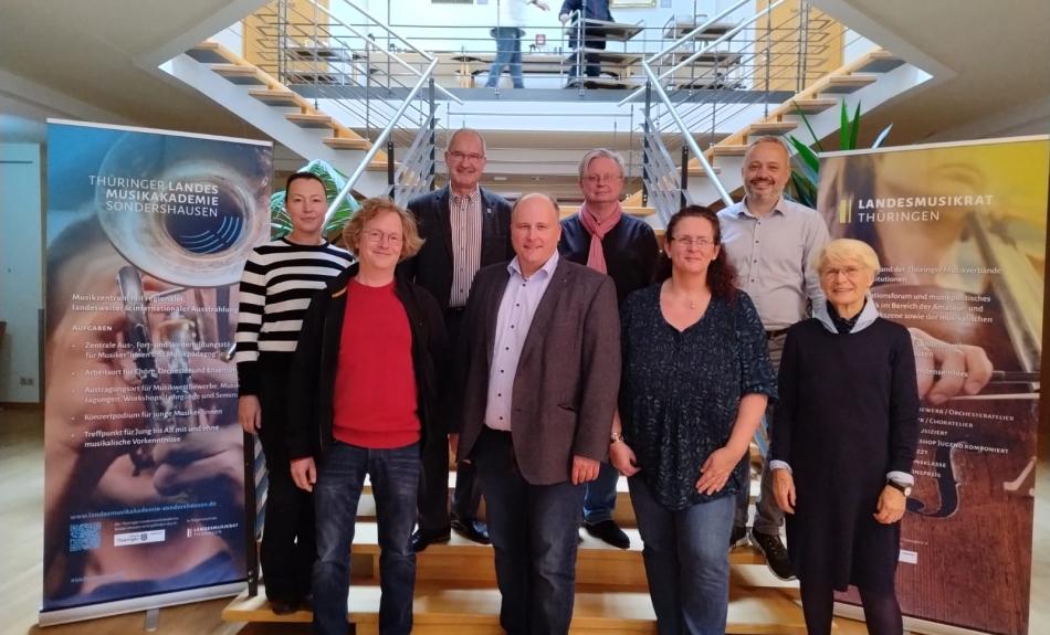 Das am 4. November 2023 gewählte Präsidium des Landesmusikrats Thüringen