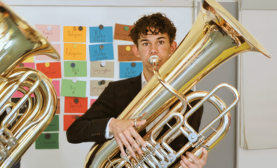 Emil Krippstädt bei Jugend musiziert 2024