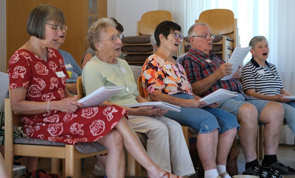 Abbildung: Gemeinsames Singen