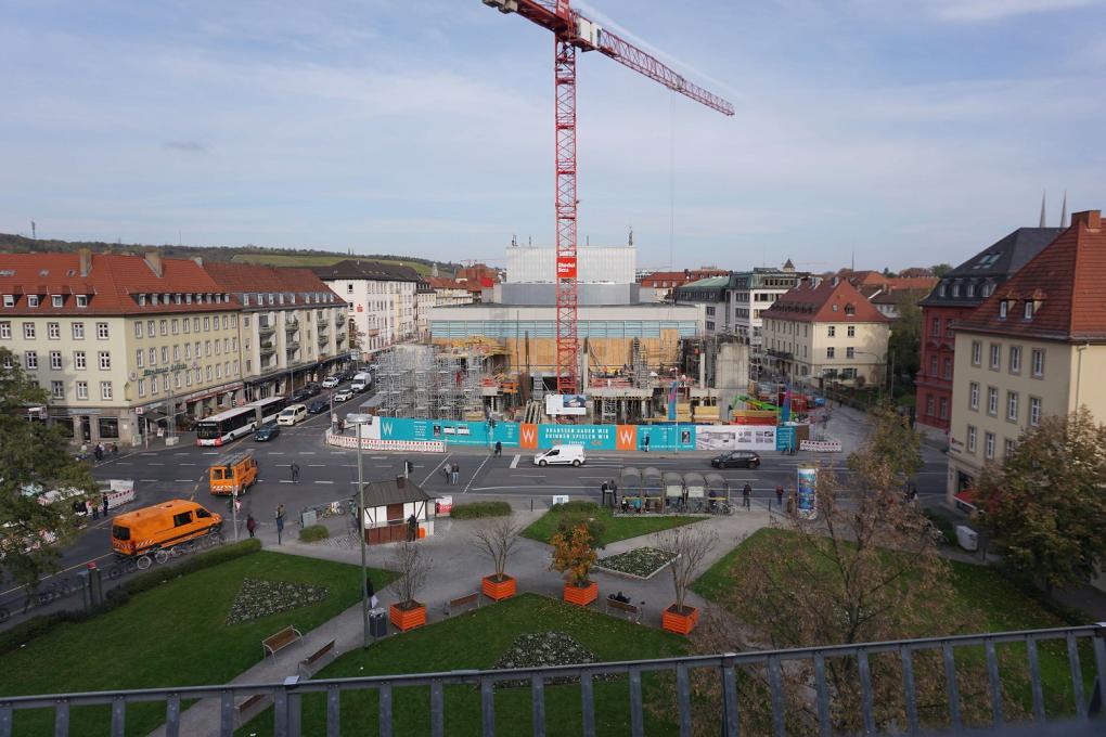 Bau des neuen Kopfbaus, November 2019.