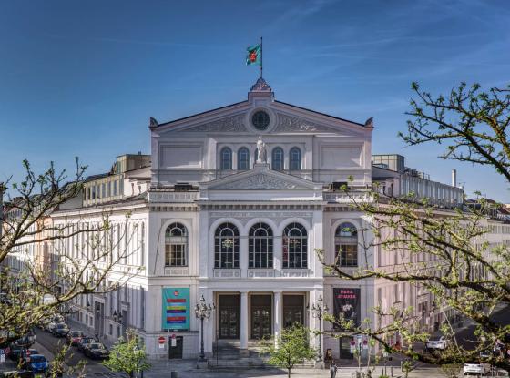 Außenansicht des Theaters am Gärtnerplatz in München