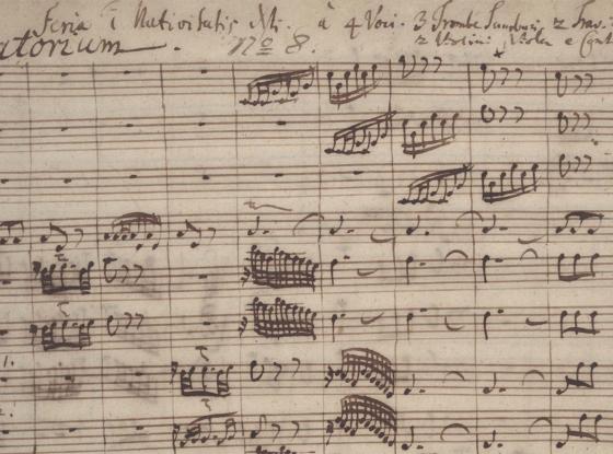 Abbildung: Musikautograph