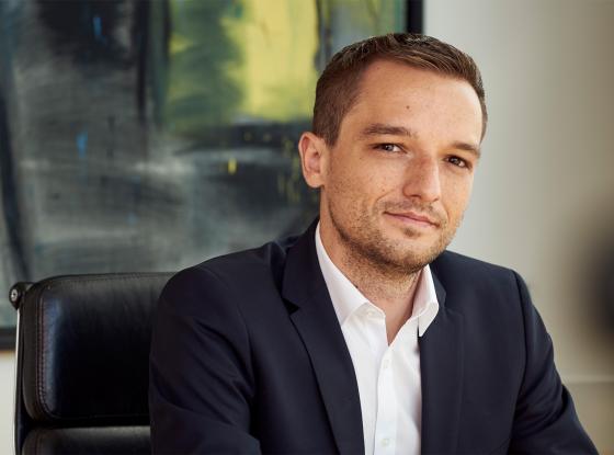 Portraitfoto BMCO-Präsident Benjamin Strasser MdB