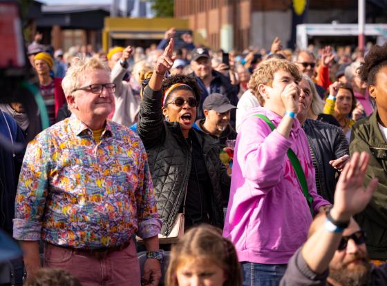 Abbildung: Festivalbesucher