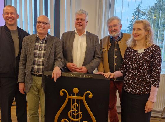 Martin Behm, Prof. Hans-Peter Stenzl, Prof. Christian Höppner, Wilhelm Mixa, Cathleen Bergner