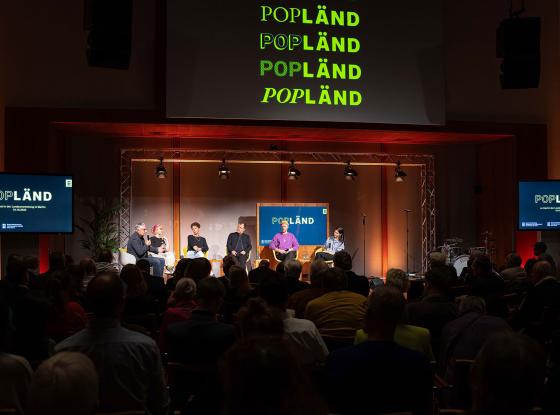 Präsentation von POPLÄND Baden-Württemberg am 18. Oktober 2024 in der Landesvertretung Berlin